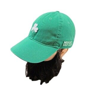 Smathers & Branson Medalist Golf Club Hat Shamrock Embroidery Green Cotton Irish